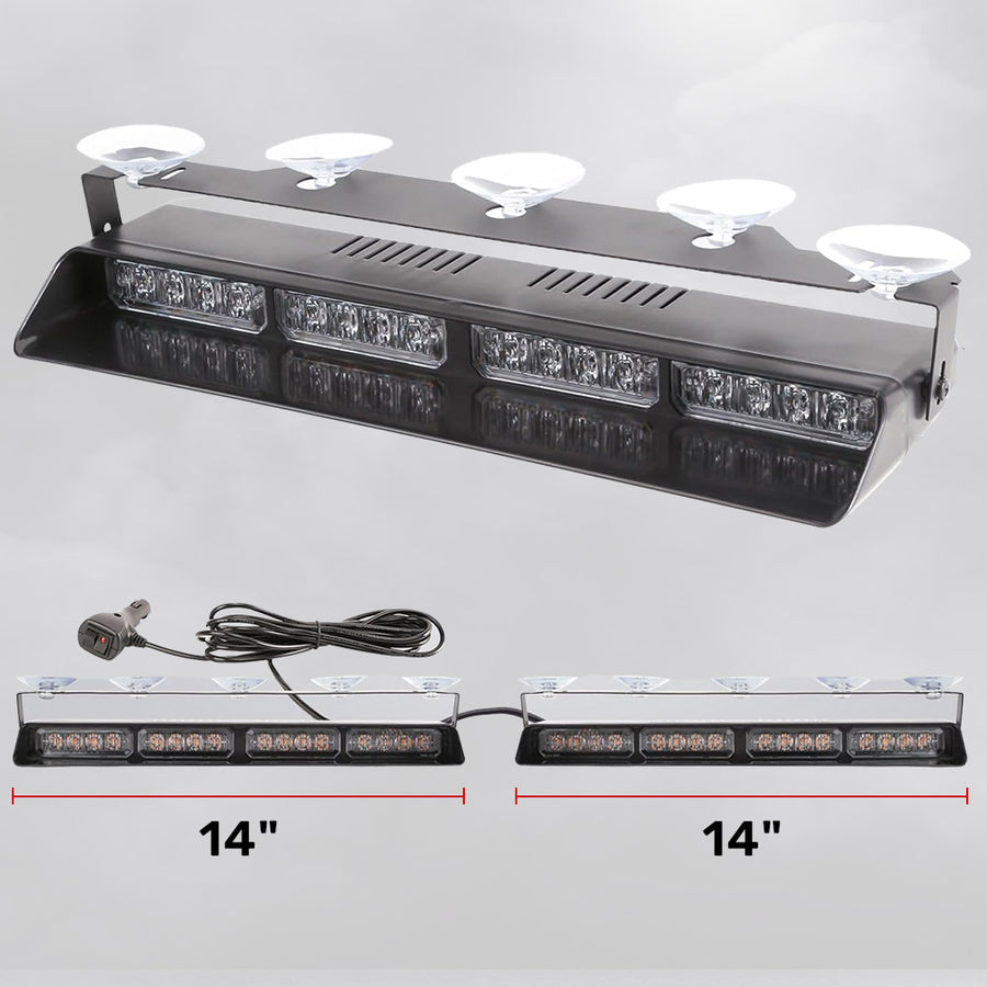 Recon Access Available In Multiple Color Options Strobe Light Kit 26419FWM - Interior Front Window 2-PC 14 Led