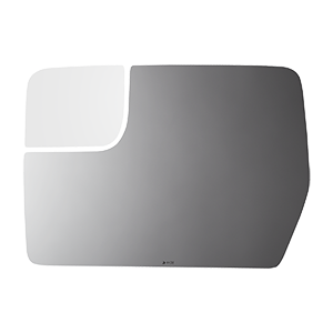 Burco Mirror Smooth Edges For Safety Exterior Mirror Glass 4438 - Mirror Side View