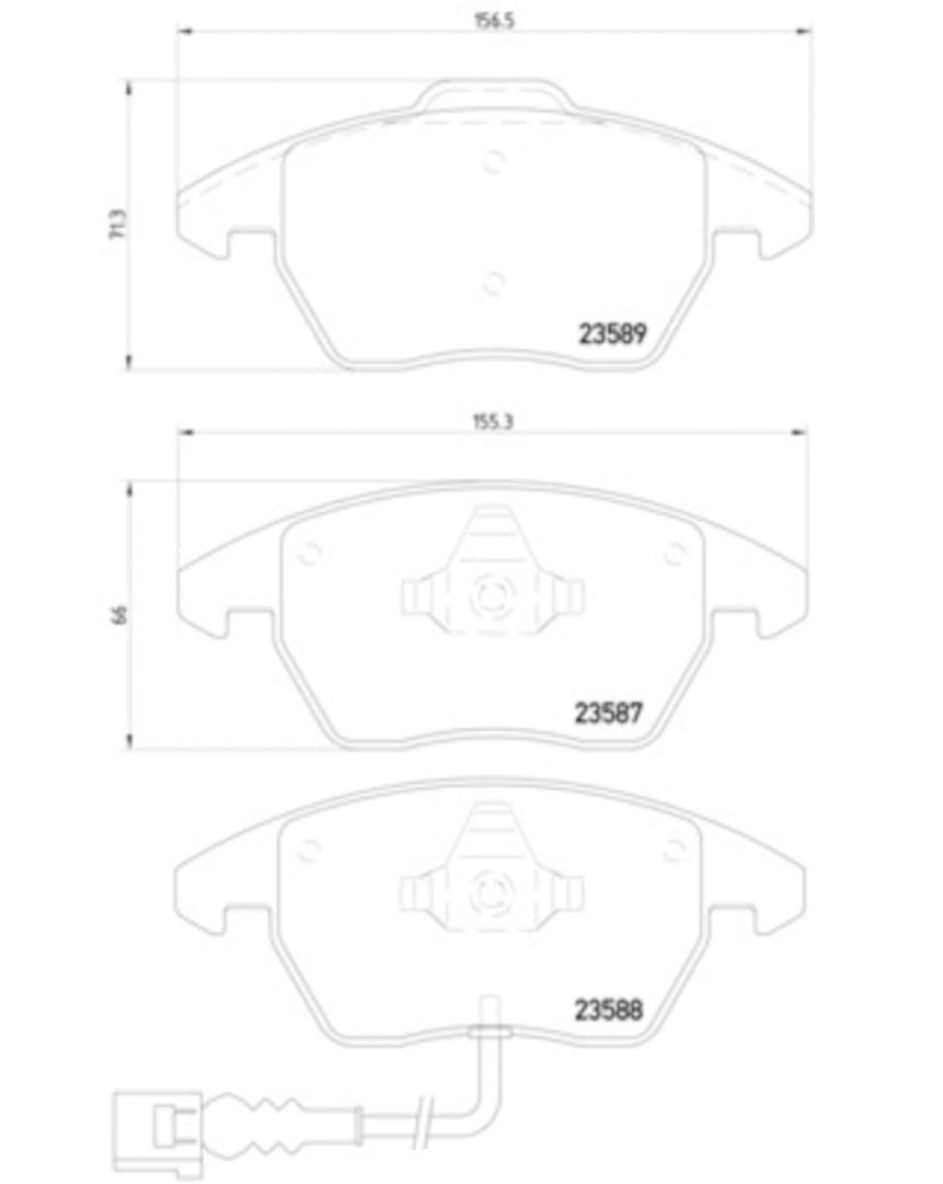 Hella Maximum Durability And Comfort Brake Pad 355010581 - Set Disc