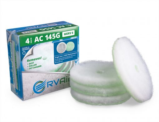 RV AIR INC. Ensure Proper Fit And Function Point Of Purchase Display BOX - AC 145G - Box AC 145G Filters