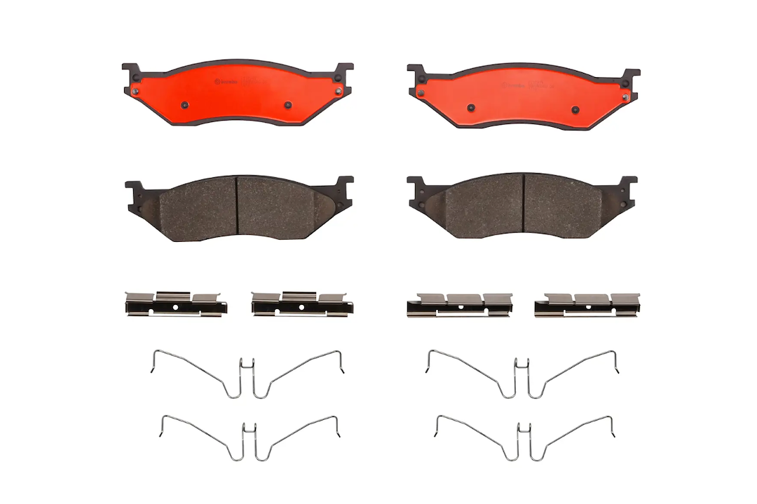 Brembo Premium Low-Met OE Equivalent Pad Brake Pad P11037N - Disc Set