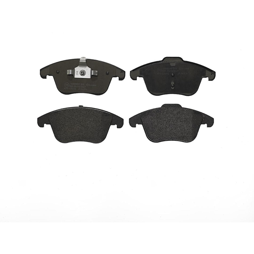 Brembo Premium Low-Met OE Equivalent Pad Brake Pad P24076 - Disc Set