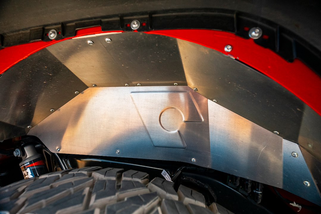 Artec Indust Compatible With Trimmed OEM Fenders Inner Fender JL5111 - Industries JL JT Front