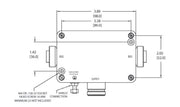 Maretron No Supplier Warranty Marine Network Cable Connector NF-NM4P-NF - Mini Powertap Fuse Femaletofemale