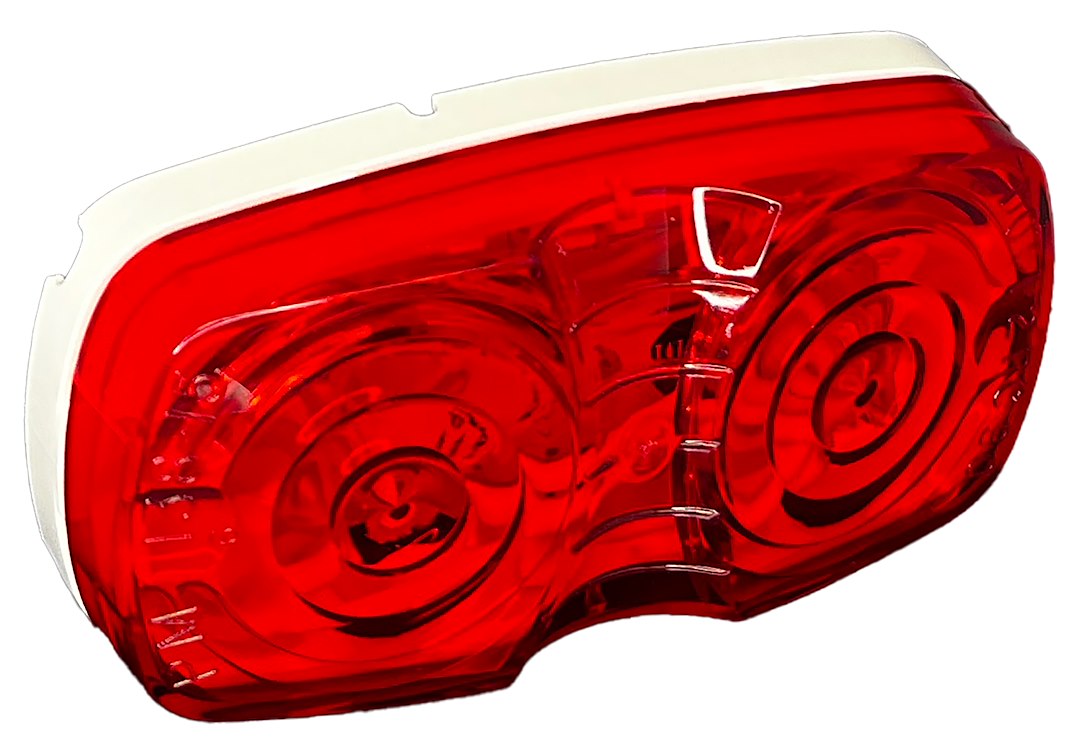 RV Designer Meets DOT Lighting Requirements Trailer Light L913 - Red Double Bulls-EYE Led Marker Lig