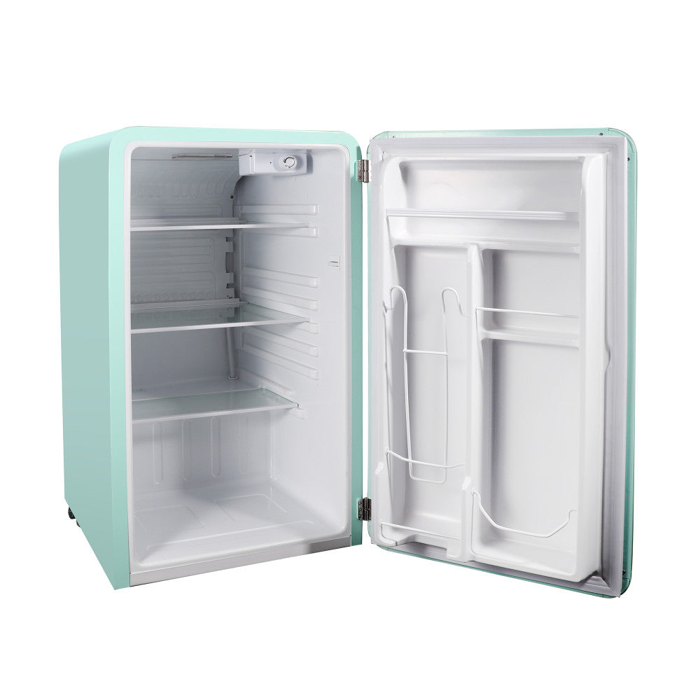 Magic Chef Easy To Manual Defrost Refrigerator MCR32CHM - 3.2 Cuft Refridgerator Retro
