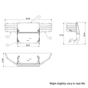 Black Horse 17GT28MA Grille Guard