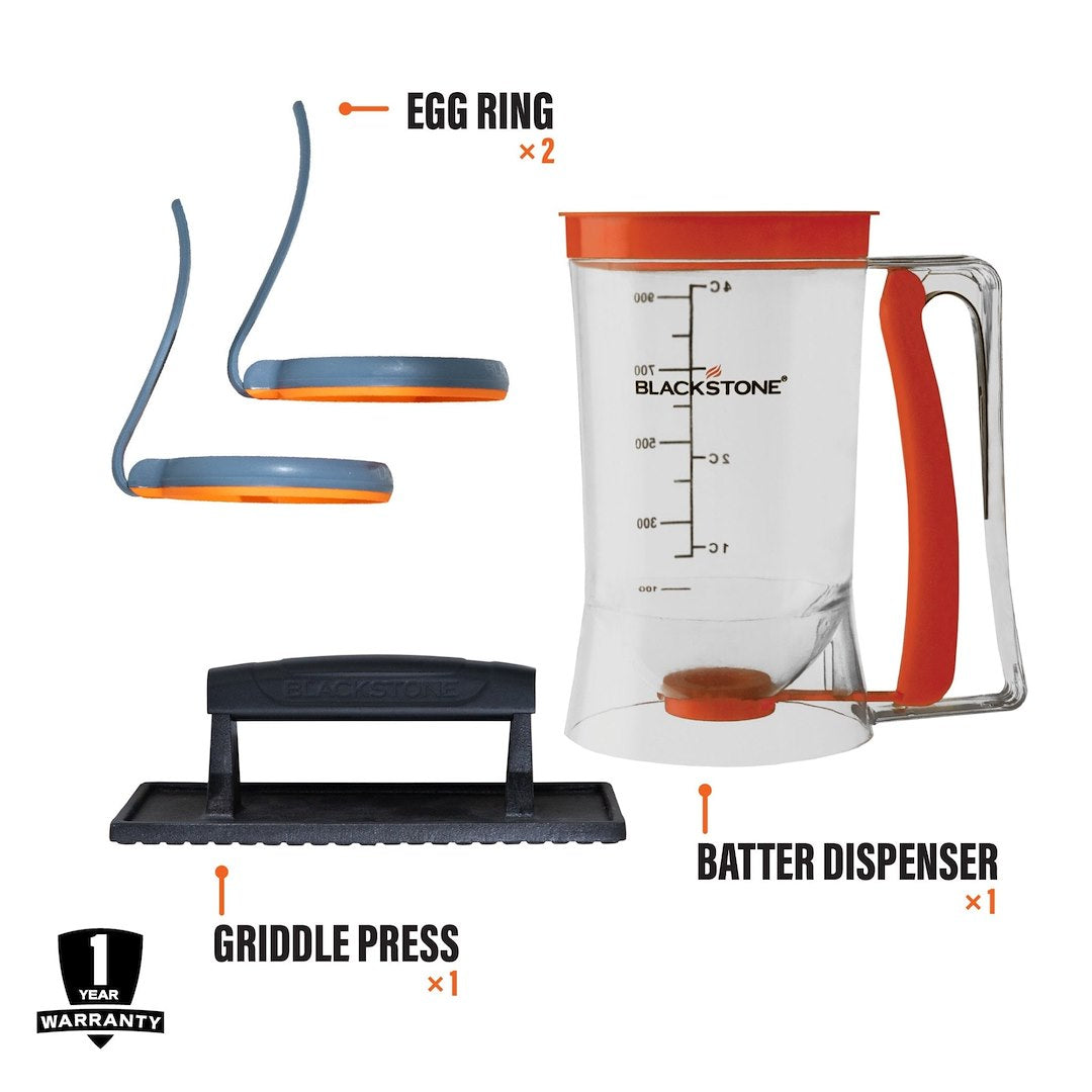 N Atlantic I Easy To Use Griddle Accessory Kit 5370 - 5370-Breakfast
