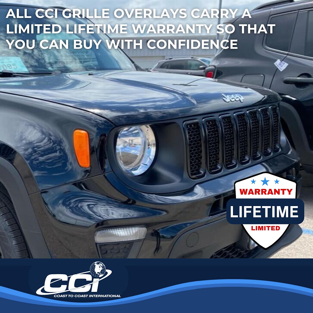 Coast2Coast Limited Lifetime Warranty Grille Insert Iwcgi503Black - Black GI 19-23 Renegade GL Mesh PC IWCGI503BLK