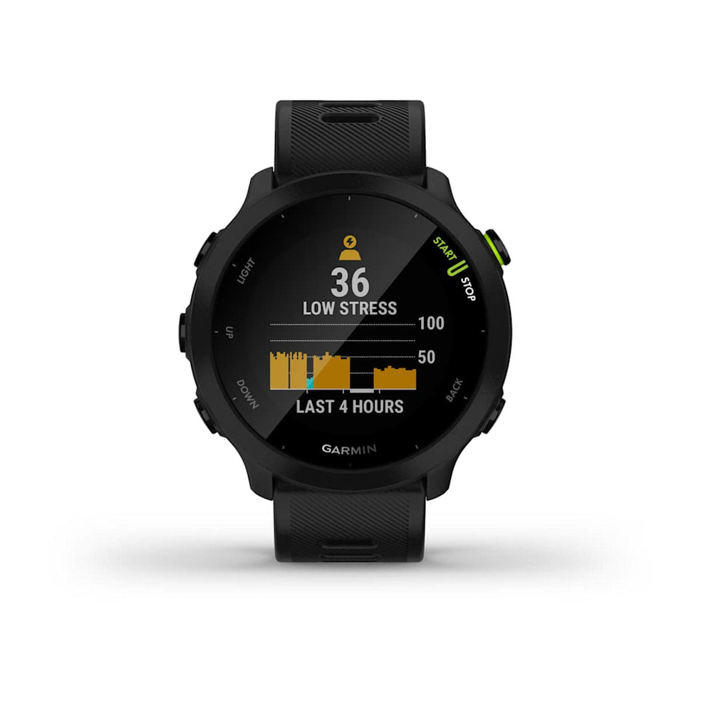 Garmin Elec. Lightweight And Comfortable GPS Watch 010-02562-00 - Black Forerunner 55