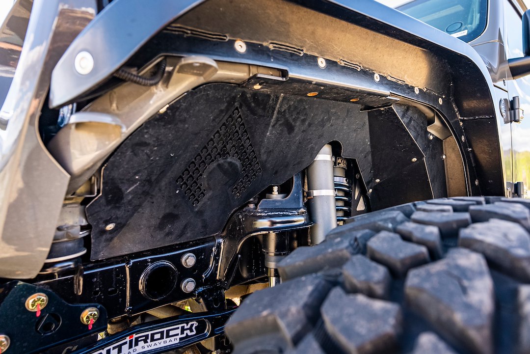 Artec Indust Compatible With Trimmed OEM Fenders Inner Fender JL5113 - Industries JL JT Front