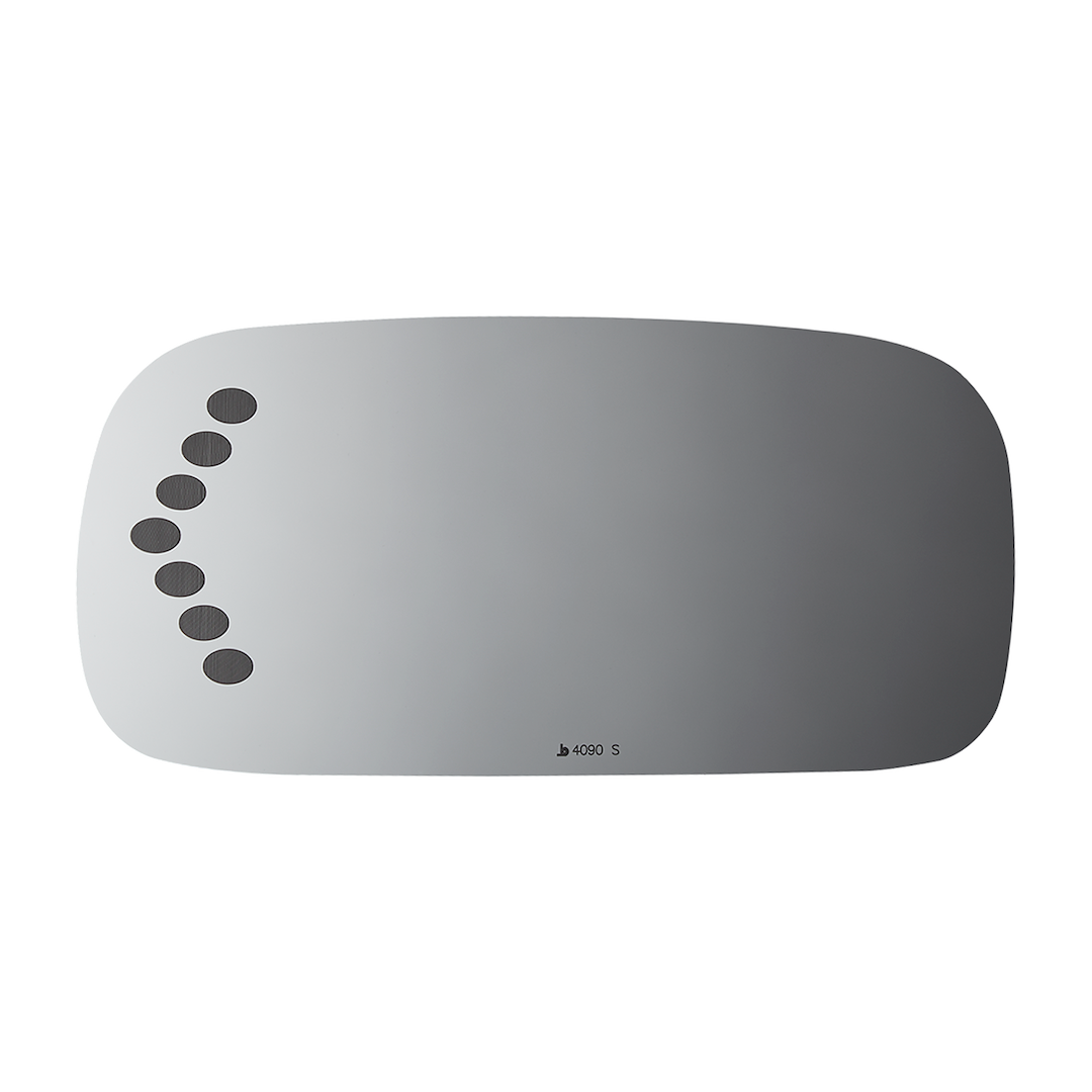 Burco Mirror Smooth Edges For Safety Exterior Mirror Glass 4090S - Mirror Side View Signal