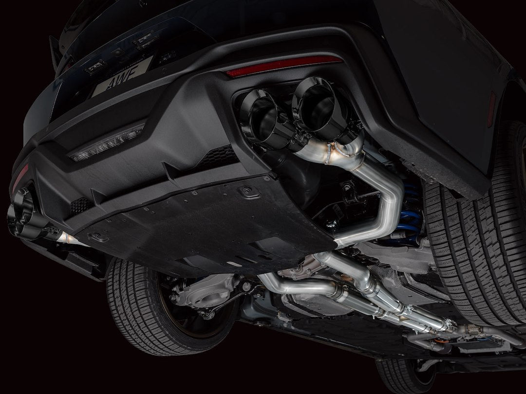 AWE No Check Engine Light Guaranteed Exhaust System Kit 3020-43375 - Track Edition S650