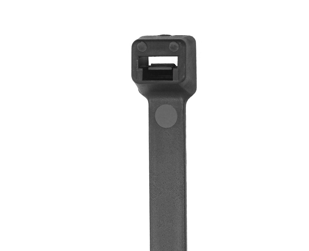 Pacer CT1M-100BK For indoor or outdoor use - Black Cable Tie 100 PC Bag