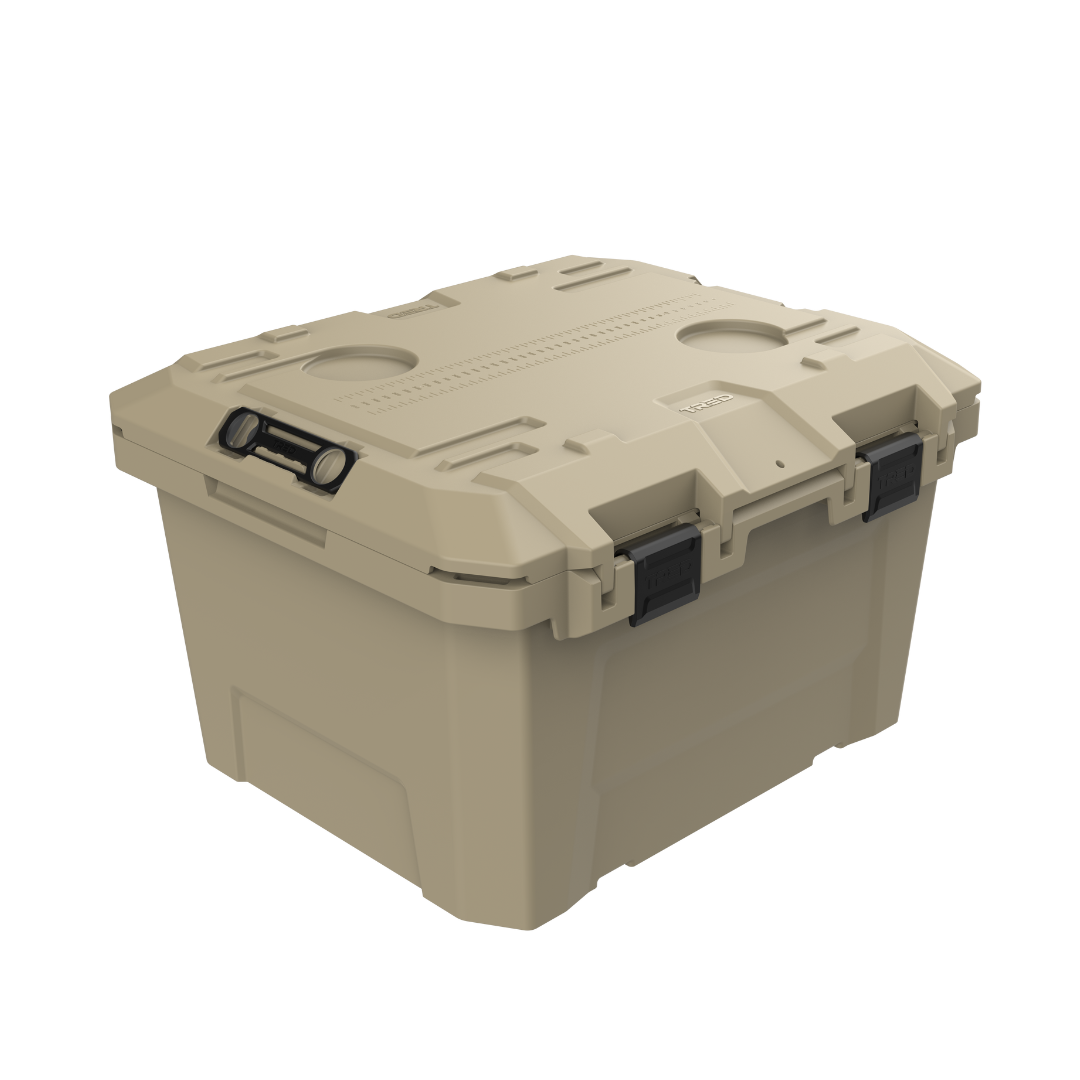 Rhino Rack Weather-Proof Seal Cargo Organizer T54SBMDSB - Tred 50-40 Storage Box 65L Mid