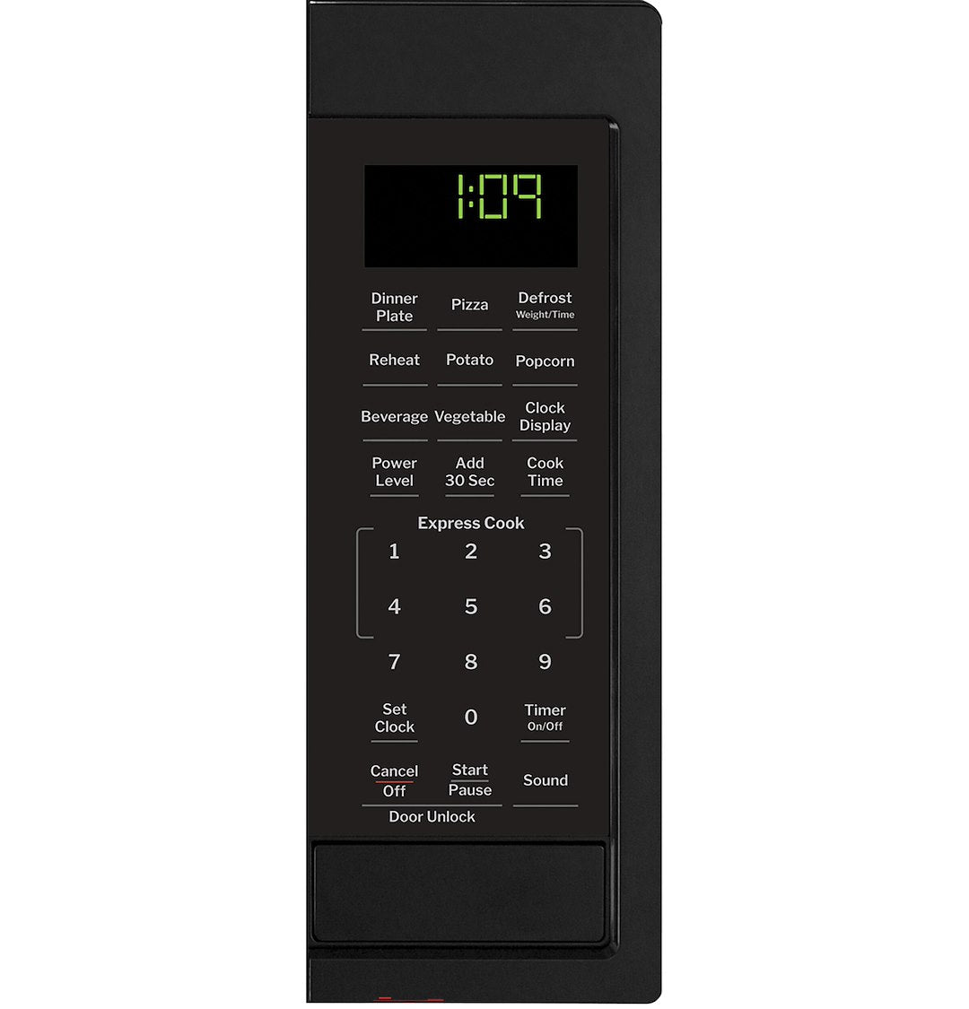 GE Appliance Convenience Cooking Controls Microwave Oven GCBK09N1WBB - 0.9 CU. FT