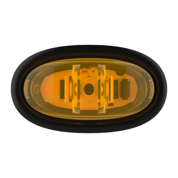 Grote Perlux Hermetic Lens-To-Housing Seal Clearance Light 45303 - Clear Yellow MKR Lamp