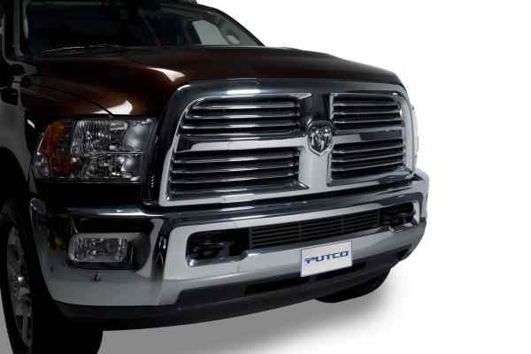 Putco Made In USA Bumper Grille Insert 88172 - Ford Super Duty Punch Design BL