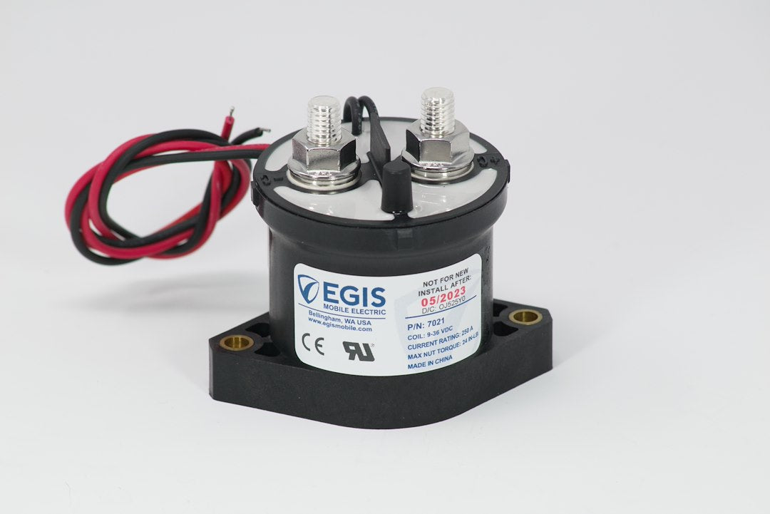 Egis Mobile High Interrupt Capability Electrical Contactor 7021 - 250A 12 24