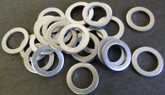 Helix Racing 205-2500 Aluminum brake banjo washers - 25 PC