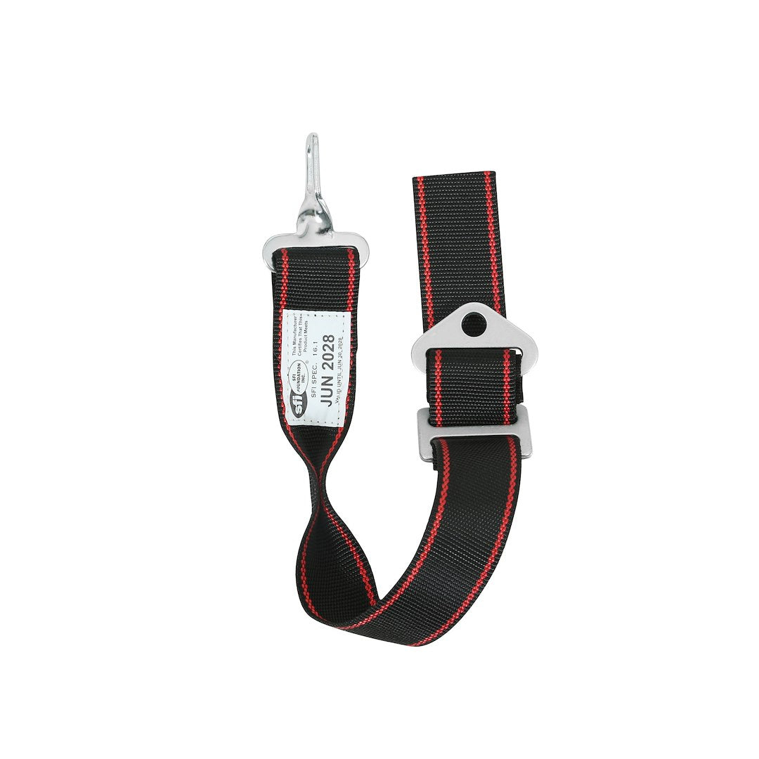 Simpson Race Made In USA Seat Belt SB51203 - Large Steel ADJ. Left SI