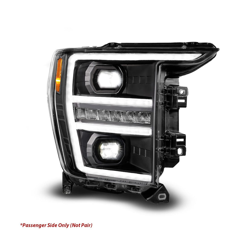 Anzo Easy To Install Headlight Assembly 111594R - Black Led HL F150 Pass Side 21-23