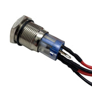 Racesport LT Easy To Install Push Button Switch RS-2P16MM-Ledb - 16MM Led 2-Position ON OFF