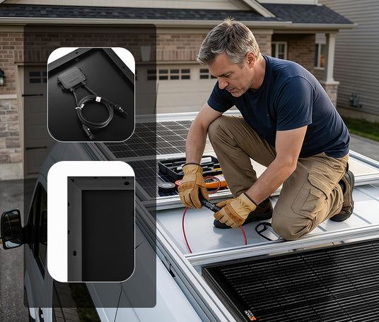 Rich Solar RS-M100SLB Solar Panel - Black