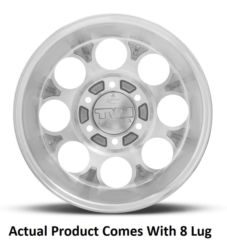 M.T. Wheel Modern Low Profile Cap Design 274556 - 17X9 8X6.5 MT Classic Pro Polishe