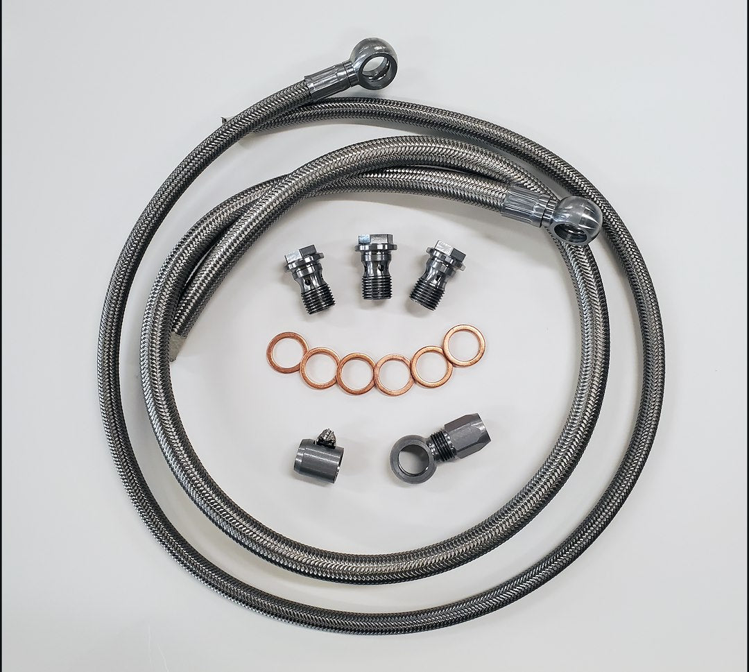 Borgeson Features Banjo Type Hose Fitting Power Steering Hose 925133 - Kit