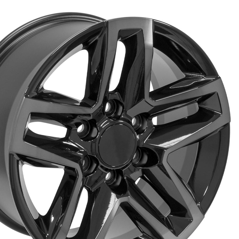 OE Wheels With Center Cap CV34B-18085-6550-26MBT - 18 Replica CV34B Fits Chevro