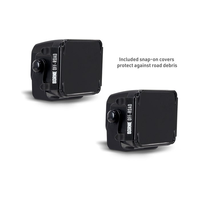 Mishimoto Limited Lifetime Warranty Driving/ Fog Light BNLT-BR-21S-B6 - 21 Bronco Direct Fit Pods
