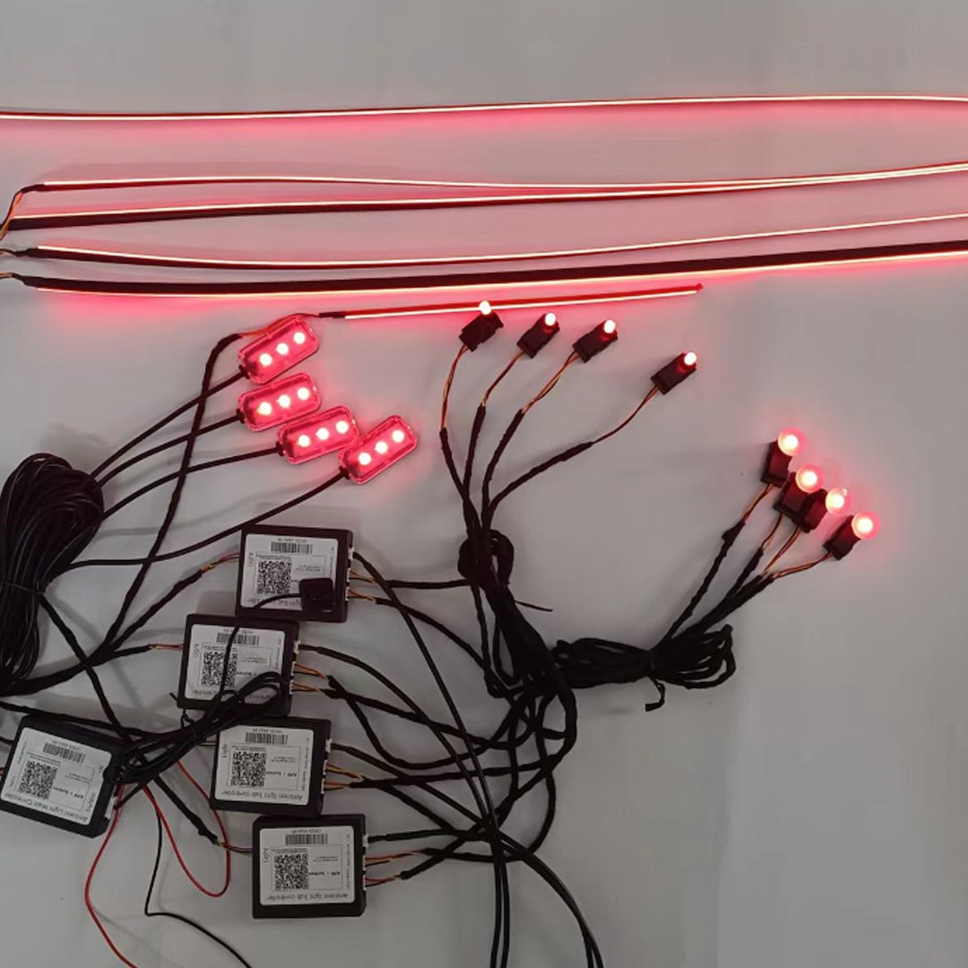 Racesport LT Simple Plug-And-Play Installation Interior Light Akit4DR - 4-Door Ambient 18PC Kit