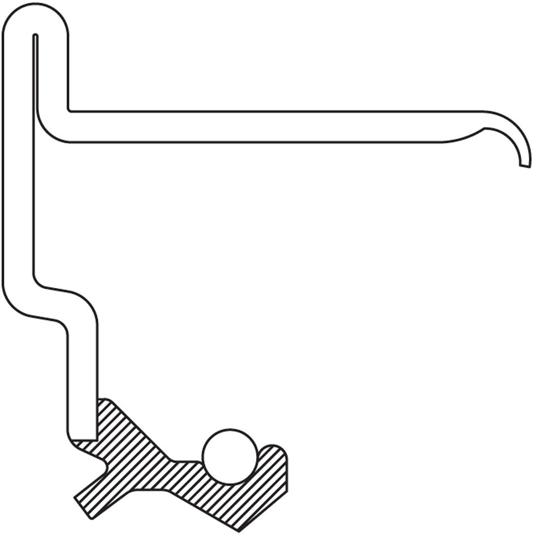 National No Supplier Warranty Auto Trans Output Shaft Seal 1962 - Oil