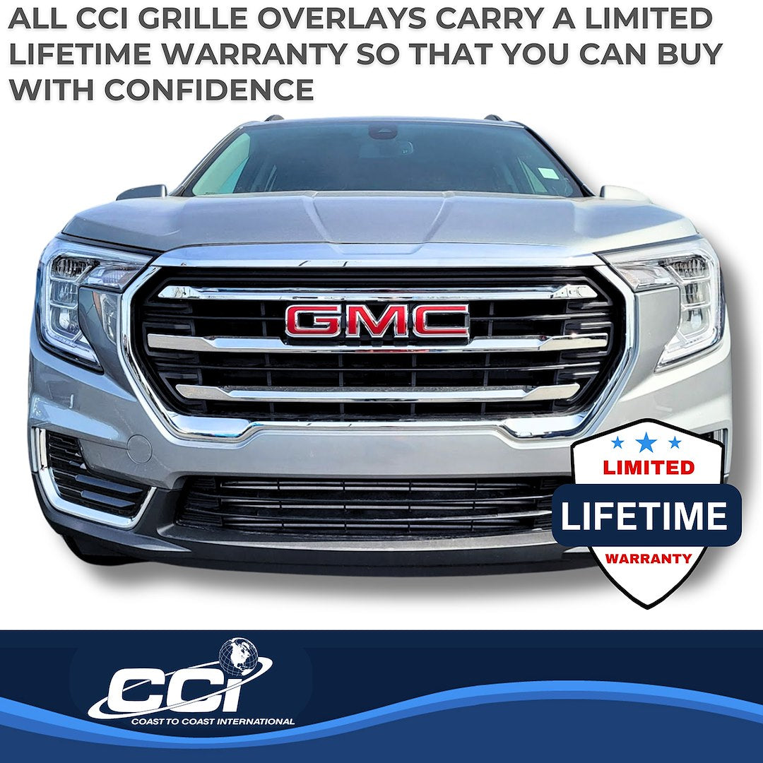 Coast2Coast Limited Lifetime Warranty Grille Insert GI191 - GI 22-24 Gmc Terrain Sle