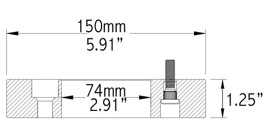 Revolution 5450/475-5475-B Wheel Adapter