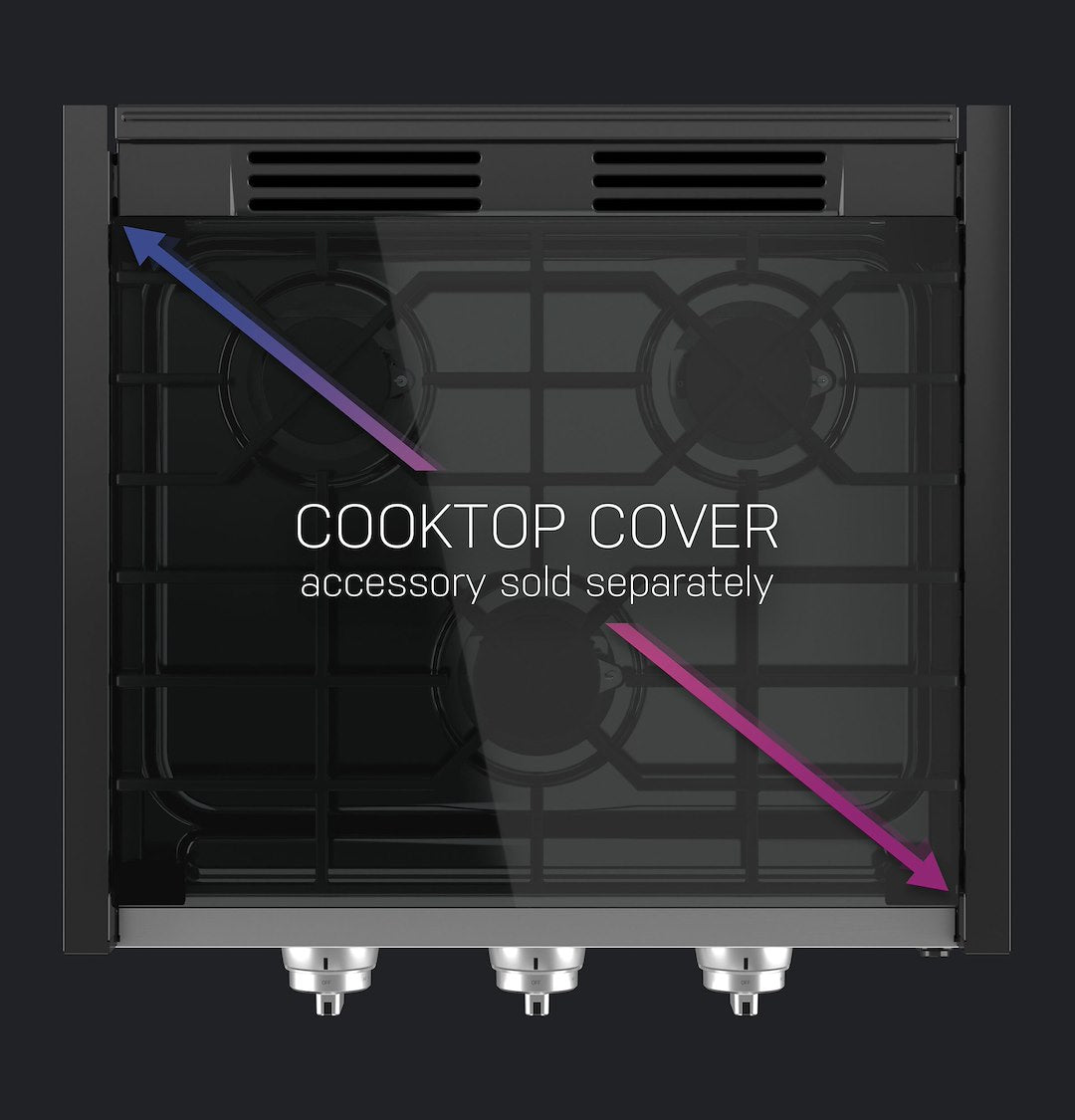 GE Appliance Engineered To Maximize Usability Stove Top Cover JXCVR21T - Profile RV 21 Cooktop FO