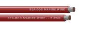 SEA DOG 8002022 - Red Awg 100FT Battery Cable