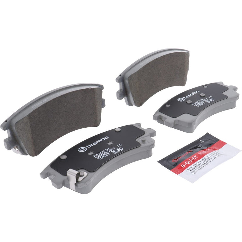 Brembo Premium Low-Met OE Equivalent Pad Brake Pad P49032N - Disc Set
