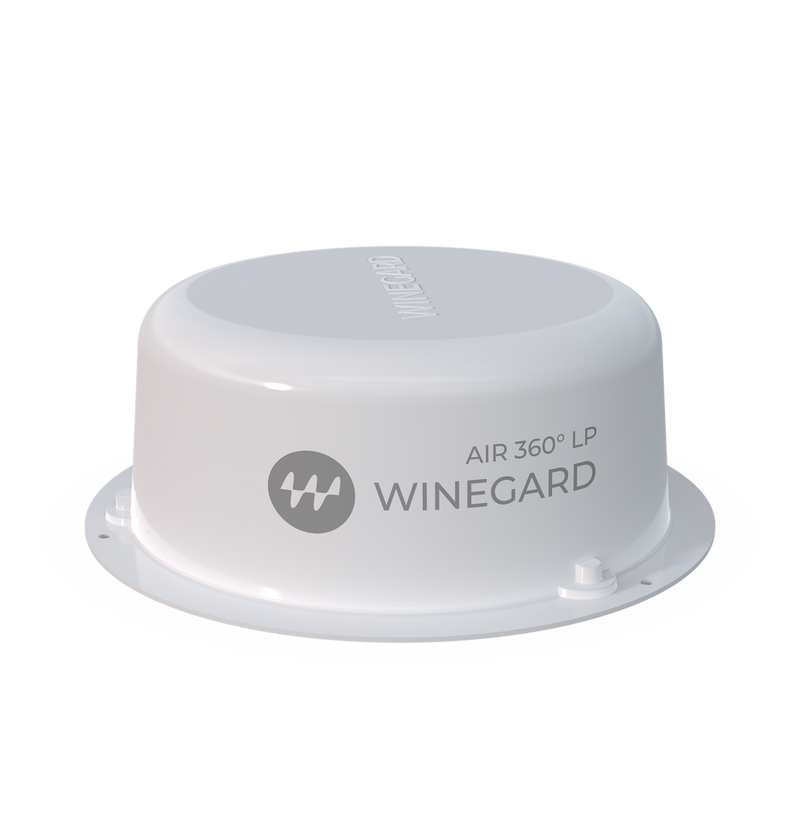 Winegard low-profile design Broadcast TV Antenna A3-LPW1 - White Air 360 LP