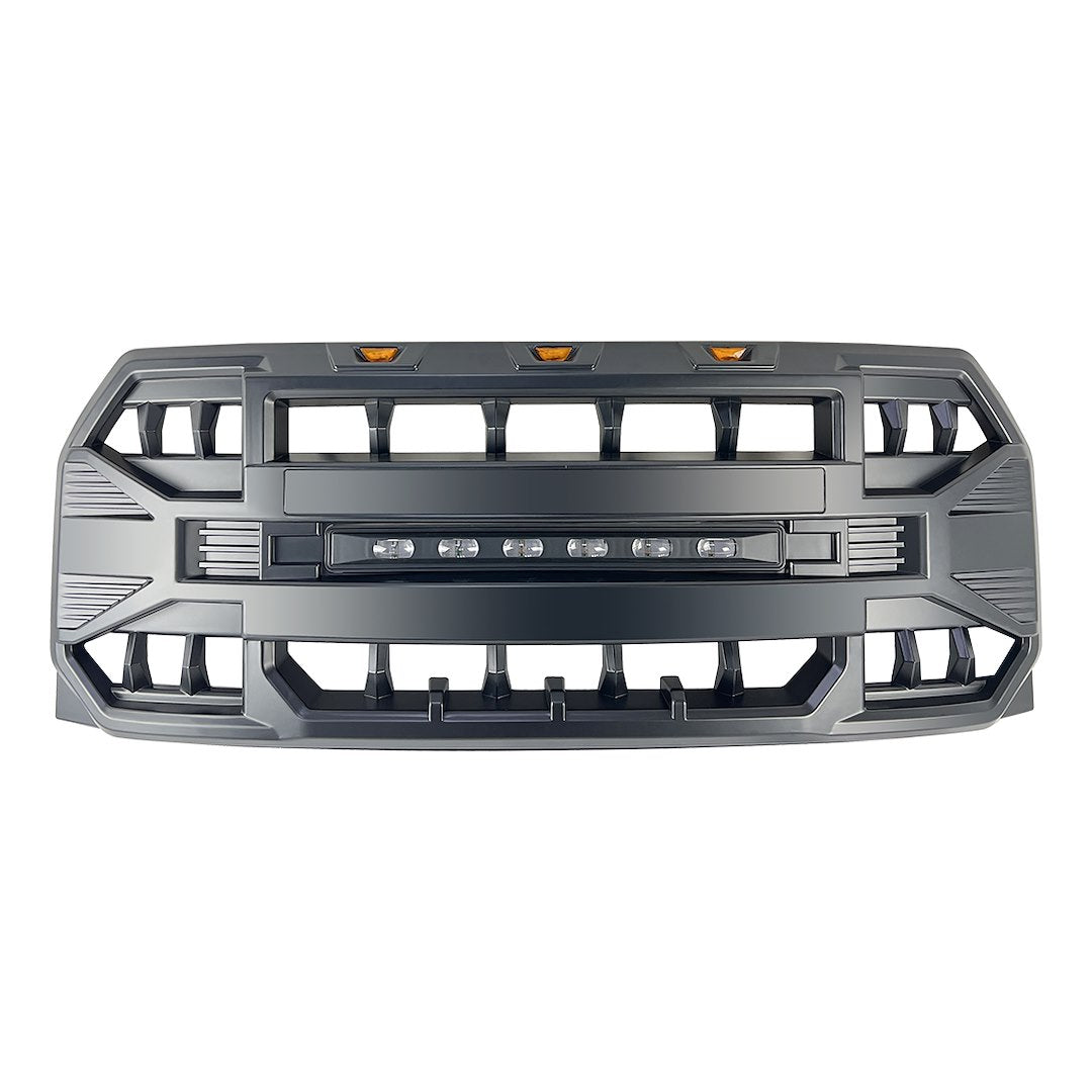 American MOD Unique Mean Aggressive Styling Grille Amfmaa00115 - Armor Led OFF-Road Ligh
