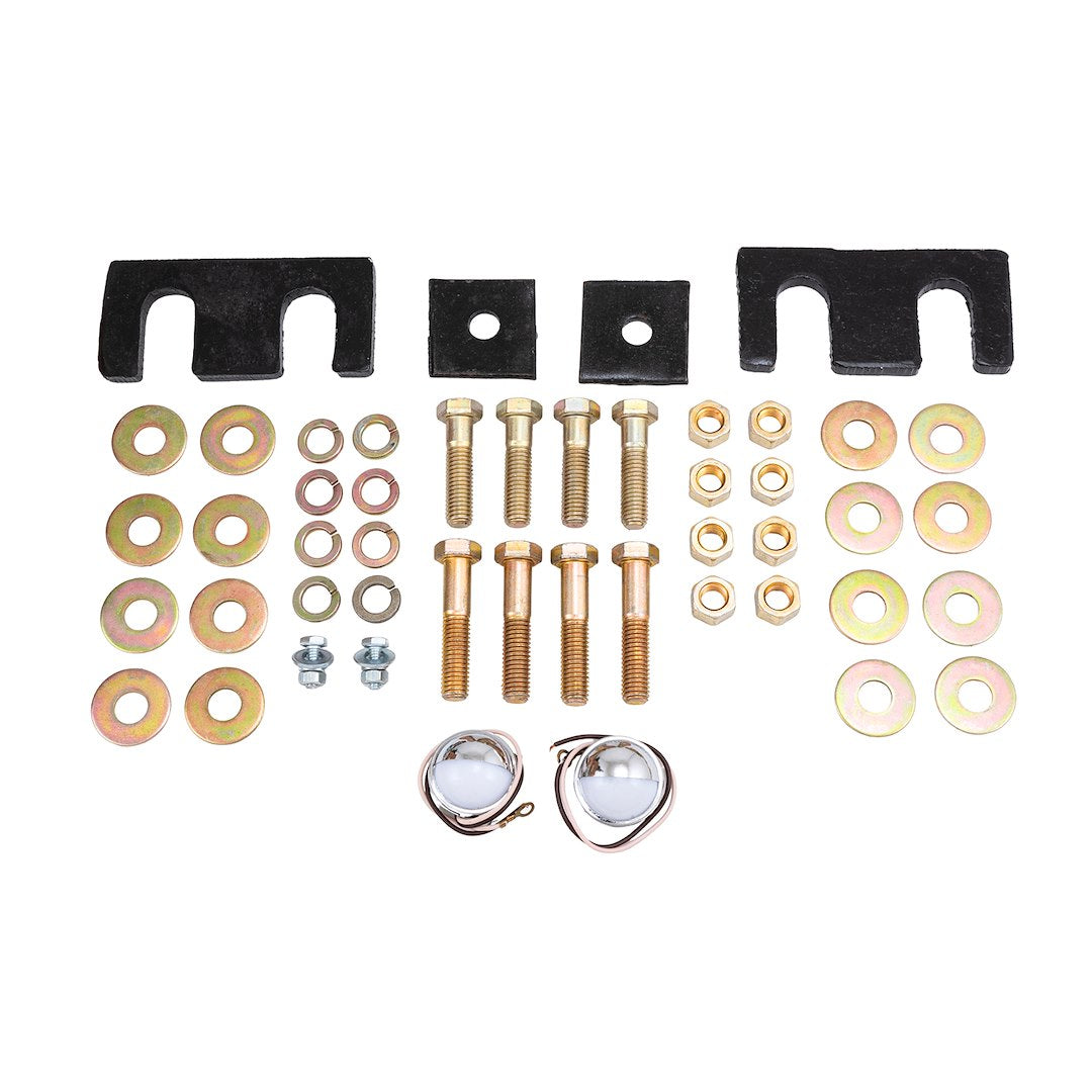 Cattleman Solid Beaded Welding Bumper Mounting Kit 4390KIT - 4390 Rear Bumper-8 Drop