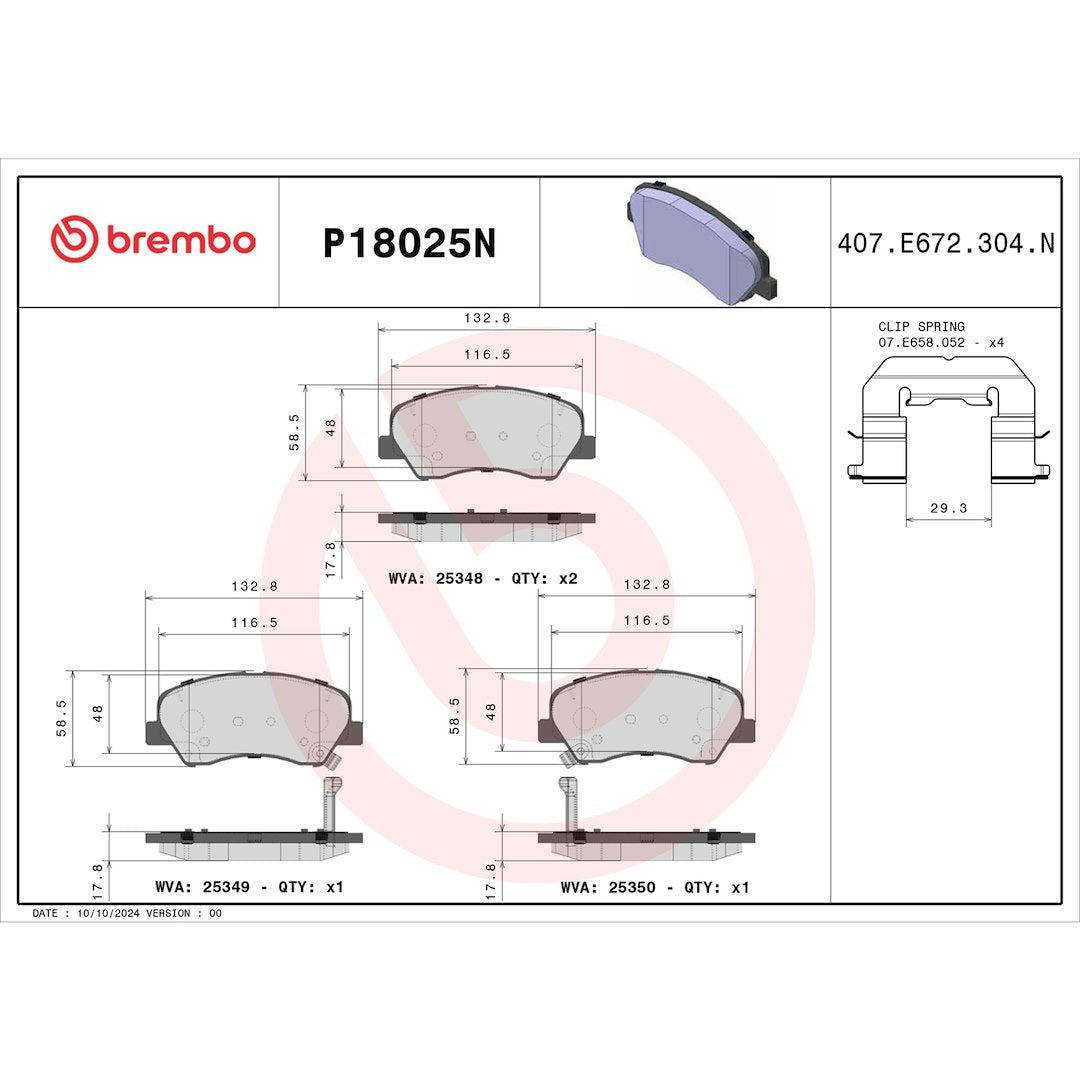 Brembo Components Not Hazardous To Health Brake Kit KT00829