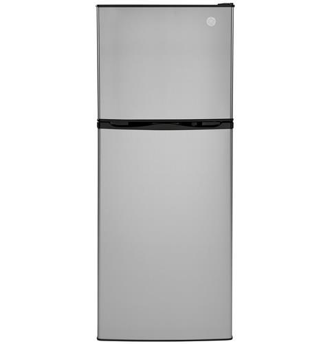 GE Appliance Deep Shelves And LED Lighting Refrigerator GPV10FSNSB-R - 9.8 CU. FT. 12V TOP-Freezer Refr