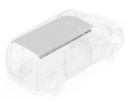 Legend Fleet Limited Lifetime Warranty Van Ceiling Liner 645-114-2614.X - White Prom 159 HR -White-2PC