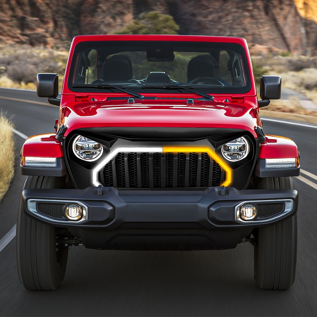 American MOD Easy Installation Grille Amjpca00143 - Gladiator Vader Led