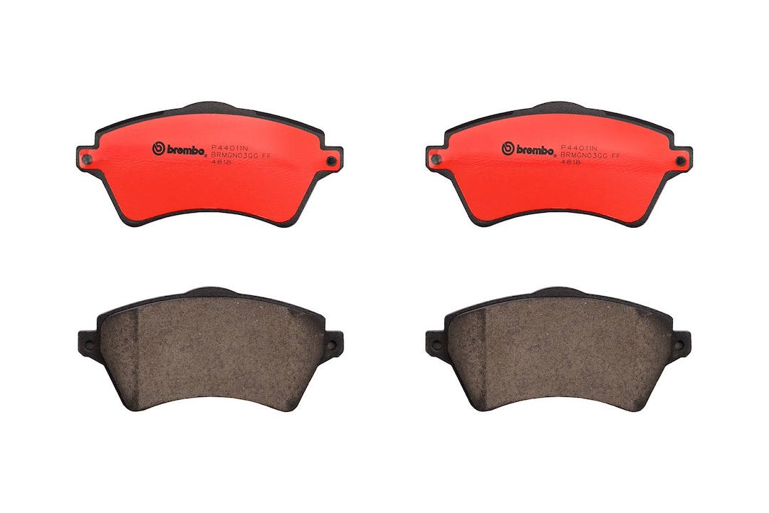 Brembo Premium Low-Met OE Equivalent Pad Brake Pad P44011N - Disc Set