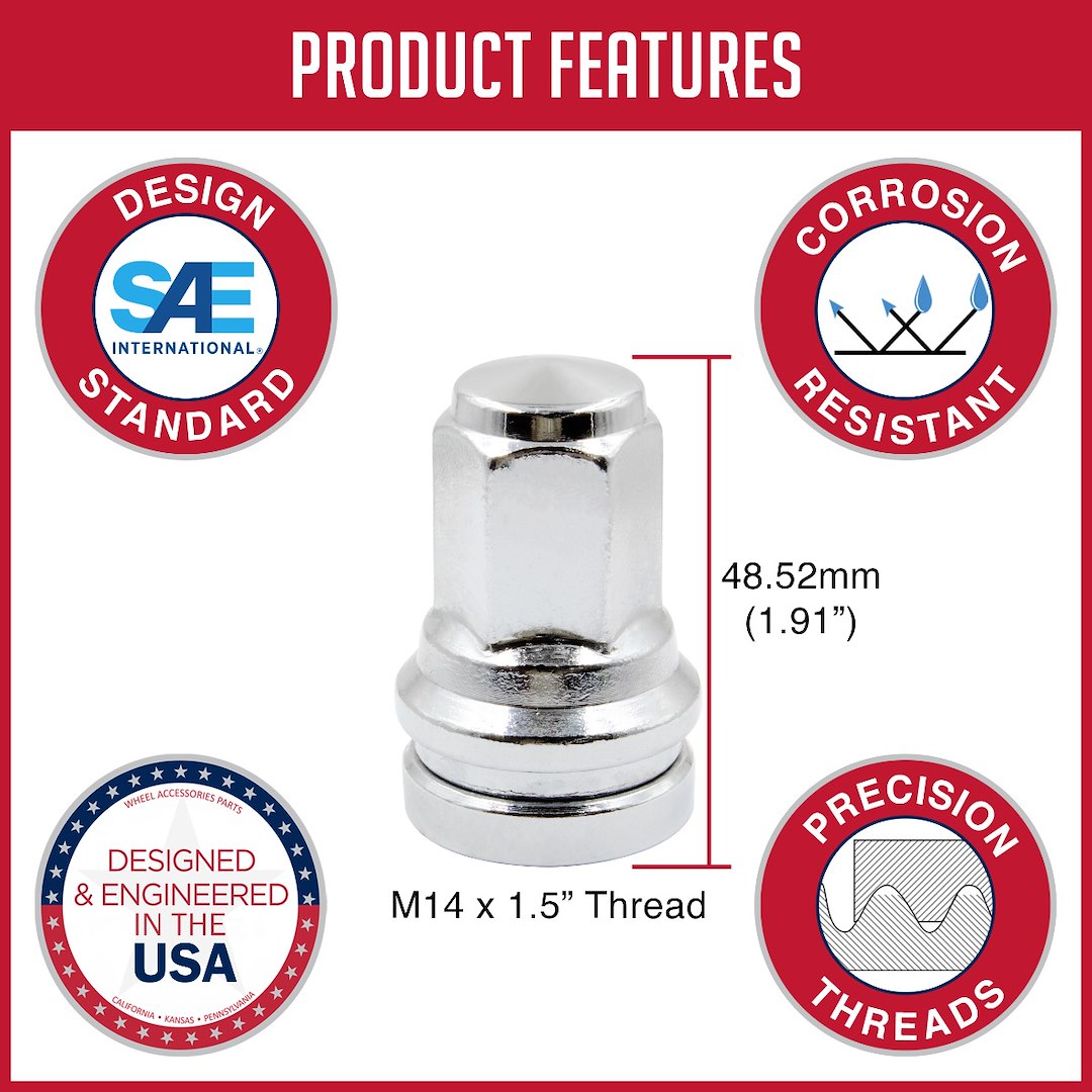 Revolution 861148 Lug Nut - Large