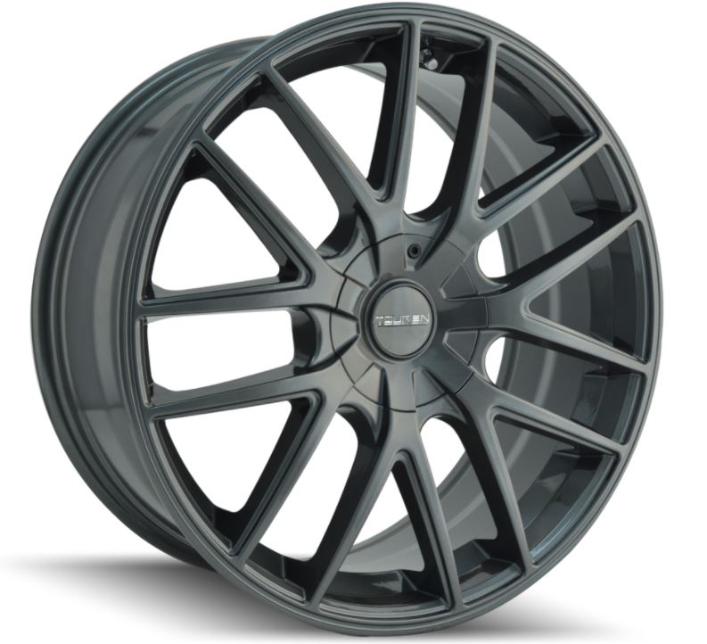 Wheel Group With Touren Logo Center Cap 3260-2814G - Gunmetal TR60 3260 20X8.5 5-108