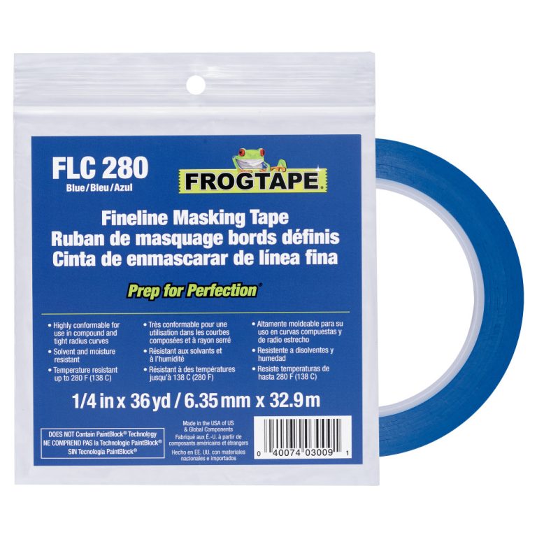 Shurtape Clean Removability After Bake Cycle Masking Tape 105819 - Blue Flc 280 4IN 36YD-12 RLS CS